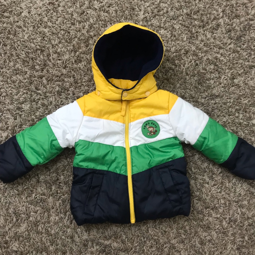 Westside “100% Cute” baby puff jacket